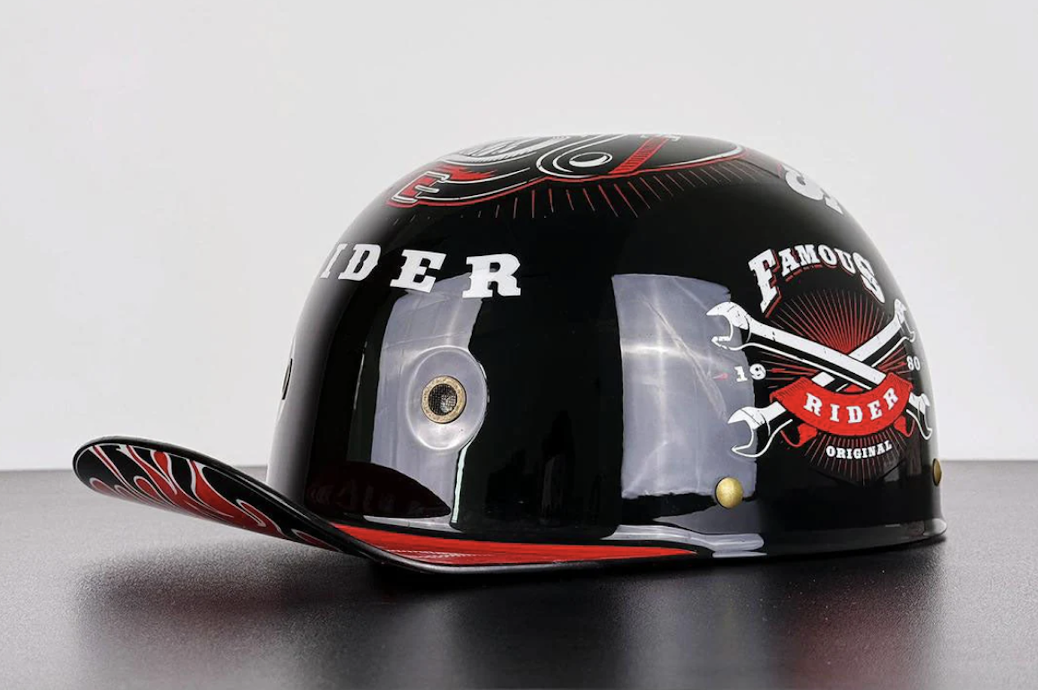 Bikers Lifestyle unsafe motorcycle helmet